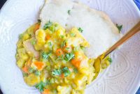 Golden Curry Veggie Pot Pie