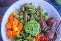 Plant-Powered Spring Pesto Bowls with Garden Veggies