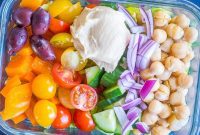 Grab-and-Go Greek Salad Prep Bowls