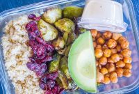 Golden Roasted Brussels & Chickpea Bowls