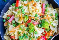 Vibrant Vegan Primavera Pasta Salad