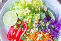 Savory Thai Peanut Veggie Noodles