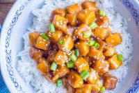 Zesty Vegan Orange Tofu
