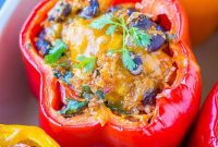 Wholesome Cauliflower Rice Stuffed Peppers