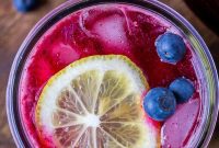 Naturally Sweetened Blueberry Lemonade