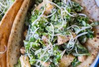 Caesar Kale Pita Pockets