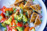 Sweet and Sticky Teriyaki Tofu Bowls
