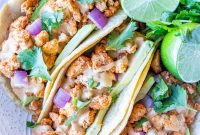 Tahini Cheesy Vegan Tacos