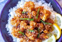 Lemon-Glazed Roasted Cauliflower
