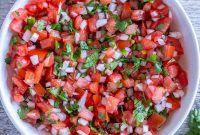 Vibrant Homemade Pico De Gallo