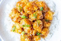 Crispy Zesty Vegan Orange Chicken