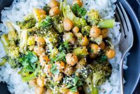 Savory Teriyaki Broccoli and Chickpea Stir-Fry