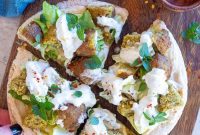 Loaded Vegan Falafel Pitas