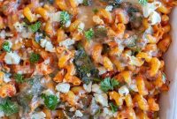 Creamy Spinach Feta Pasta Bake