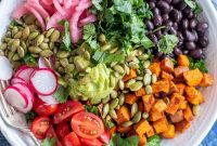 Vibrant Roasted Sweet Potato and Black Bean Kale Power Bowl