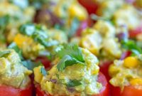 Zesty Guacamole Tomato Bites