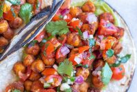Flavorful 15 Minute Chickpea Tacos