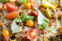 One Pan Pesto Orzo with Burst Cherry Tomatoes and Feta