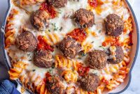 Boldly Spiced Baked Pasta and Plant-Powered Meatballs