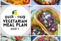 Quick & Easy Vegetarian Meal Plan – Week 4