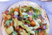 Vibrant Roasted Veggie Tacos with Emerald Tahini