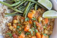 Creamy One-Pot Coconut Lentil Chickpea Curry