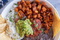Roasted Sweet Potato and Black Bean Power Bowls