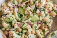 Vibrant Lemon-Kissed Palm & White Bean Salad