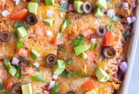Zesty Veggie Taco Bake