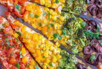 Kaleidoscope Veggie Pizza