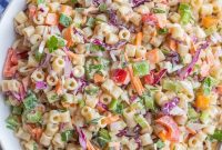 Creamy Macaroni Coleslaw