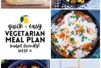 Affordable Vegetarian Eats: Week 17 Menu