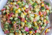 Tangy Avocado and Cucumber Salad with Pickled Onions