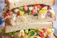 Zesty Greek Hummus Sandwiches