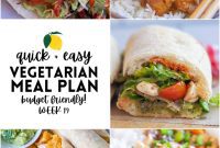 Budget Friendly Meal Plan for Week 21