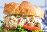 Plant-Based Tuna Salad Croissants