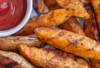 Spiced Flame-Kissed Potato Wedges