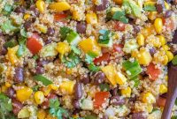 Fiesta Mango Black Bean Quinoa Salad