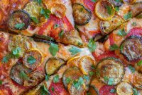 Vibrant Summer Squash and Tomato Pizza