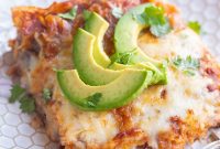 Hearty Bean and Cheese Enchilada Bake