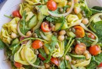 Refreshing Tortellini Pasta Salad with Zesty Herb Dressing