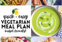 Week 29 Healthy Vegetarian Meal Plan