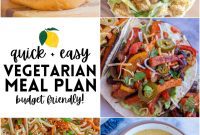 Frugal Vegetarian Feasts: Week 30 Meal Plan