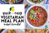 Budget-Friendly Vegetarian Meal Plan for Week 31