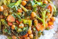 Chili Garlic Chickpea Skillet