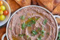 Smoky Black Bean Dip and Crispy Spiced Pita