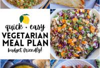 Week 35 Vegetarian Meal Plan