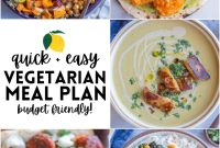 Vegetarian Meal Plan Made Easy: Week 37
