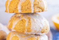Pillowy Pumpkin Cookies with Zesty Orange Glaze