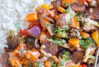 BBQ Tahini Roasted Veggie Sheet Pan Bliss